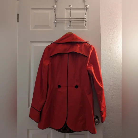 Betsy Johnson Trench Coat Style Jacket - Picture 6 of 6